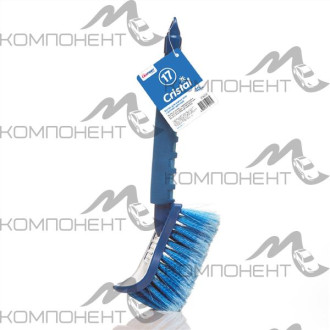 Щетка для мытья "CARFORT" Cristal-17 изогнутая с мягкой ручкой 40см