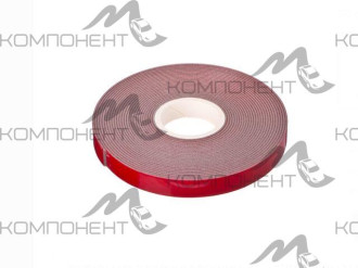 Скотч 2-х сторонний 10мм-5м 3М (красный)