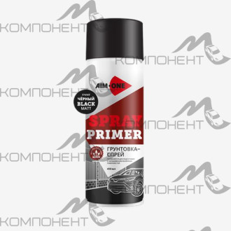 Грунтовка AIM-ONE черная матовая (аэрозоль) 450мл