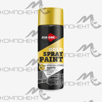 Краска AIM-ONE акриловая золото 450 мл