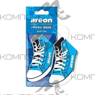 Ароматизатор подвесной картонный AREON FRESH WAVE DRY New Car Новая машина