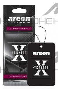 Ароматизатор подвесной картонный AREON X-VERSION Californian Cherry Вишня Калифорния