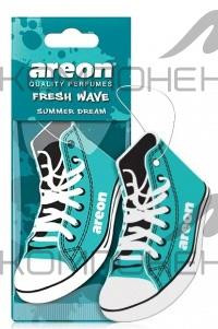 Ароматизатор подвесной картонный AREON FRESH WAVE DRY Summer Dreams Летняя мечта (Саммер дрим)