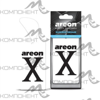 Ароматизатор подвесной картонный AREON X-VERSION Summer Dreams Летняя мечта (Саммер дрим)