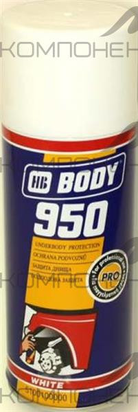 Антигравий BODY 950 белый 400 мл