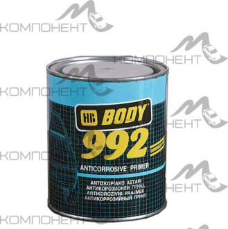 Грунтовка BODY 992 черная 1кг