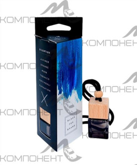 Ароматизатор подвесной GRUNGE - SILENTIUM (Мускус,Можжевельник,Апельсин) флакон 6мл