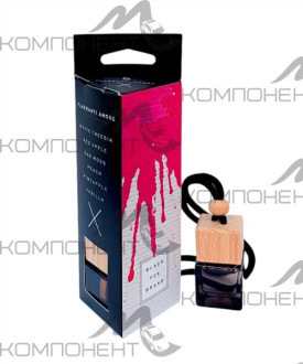 Ароматизатор подвесной GRUNGE - FLAGRANTI AMORE (Белая фрезия,Красное яблоко,Дубовый ) флакон 6мл