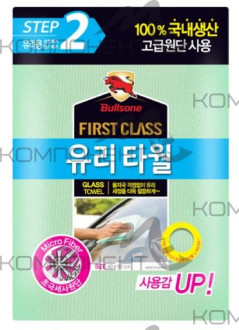 Салфетка для стекол FIRSTCLASS Superfine Towel for Glass cleaning Bullsone