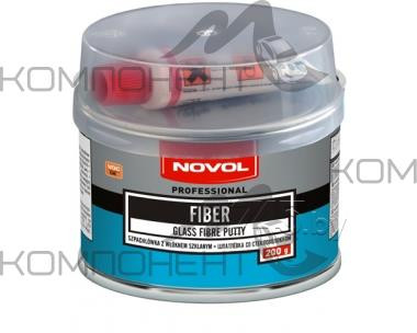 Шпатлевка NOVOL стекловолокнистая 0,2кг