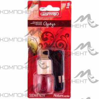 Ароматизатор подвесной SKYWAY бутылочка с дерев. крышкой Nature.series  Арбуз 5мл