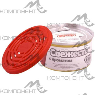 Ароматизатор на панель SKYWAY прессованное дерево Свежесть