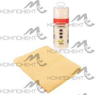 Ткань для протирки машин 43*32 см SKYWAY замша иск. малая в тубе