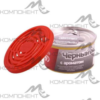 Ароматизатор на панель SKYWAY прессованное дерево Черный лед