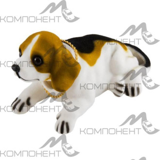 Собака большая в машину с освежителем "Ваниль" SKYWAY Бигль 16,5*8,5*9,5 см