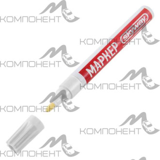 Маркер SKYWAY универсальный с наконечником из фетра БЕЛЫЙ