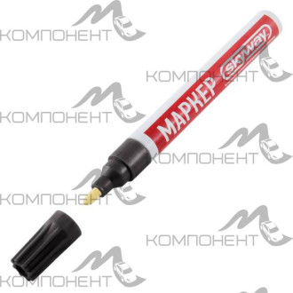 Маркер SKYWAY универсальный с наконечником из фетра ЧЕРНЫЙ