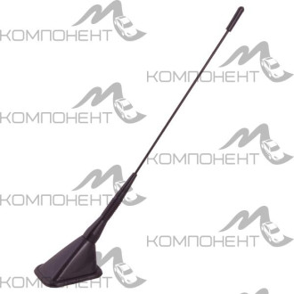 Антенна декоративная SKYWAY 30см прямоугольное основ. 65*50мм Черная