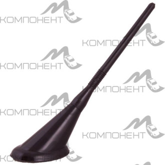 Антенна декоративная SKYWAY 14,5см овальное основ. Черная