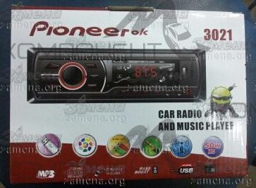 Автомагнитола PIONEERok/E5 JSD 1122/1407/BT 2105/RM-3333/RM-4444/6502  ресивер) USB