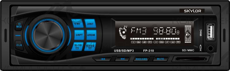 Автомагнитола SKYLOR FP 310 Black ресивер