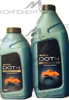 Жидкость тормозная AVTEX DOT-4 455г (г. Дзержинск)