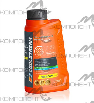 Антифриз CoolStream Premium 40 NRC YELLOW 1кг канистра