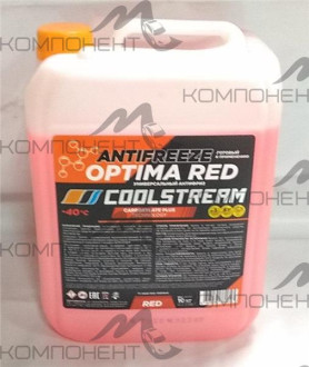 Антифриз CoolStream Optima (красный) 10кг канистра