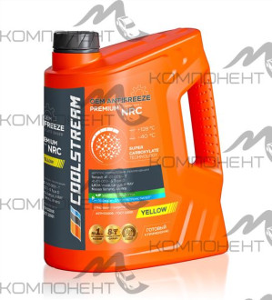 Антифриз CoolStream Premium 40 NRC YELLOW 5кг канистра