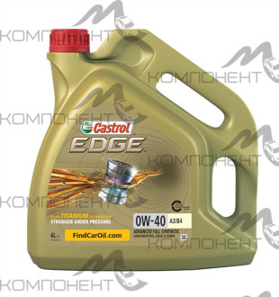 Castrol EDGE 0W40 Titanium FST А3/В4 синт 4л