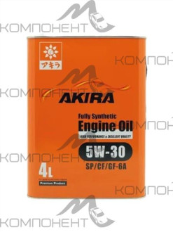 AKIRA ENGINE OIL Fully Synthetic 5W30 SP/CF/GF-6A синт 4л