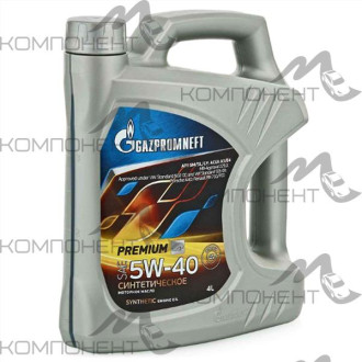 Gazpromneft Premium N 5W40 API SN/CF ACEA A3/B4 синт 4л