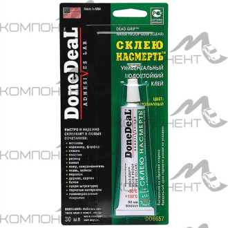 Клей водостойкий универсальный "Склею насмерть" DD 30 мл прозрачный