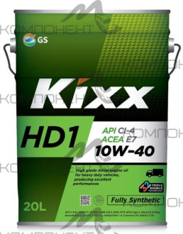Kixx HD1 10W40 CI-4 синт 4л мет
