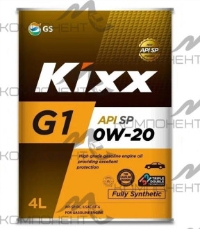 Kixx G1 0W20 SP синт 4л мет