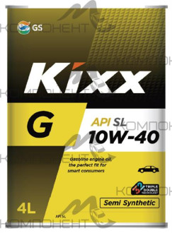 Kixx G 10W40 SL п/с 4л мет