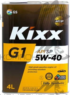 Kixx G1 5W40 SP синт 4л мет