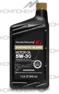 HONDA SYNTHETIC BLEND 5W30 API SN ILSAC GF-5 п/с 0,946л USA