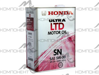 HONDA ULTRA MOTOR OIL LTD 5W30 API SP ILSAC GF-6 мин 4л