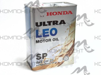 HONDA ULTRA MOTOR OIL LEO 0W20 API SP ILSAC GF-6 синт 4л