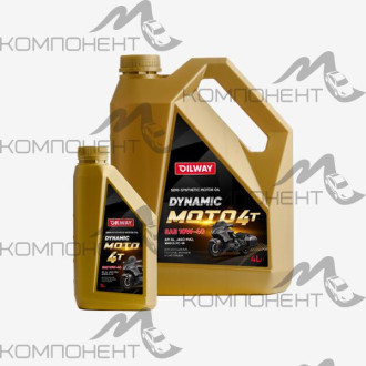 OILWAY Dynamic MOTO 4T SAE 10W40 API SL JASO MA2 п/с 4л