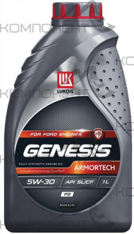 ЛУКОЙЛ GENESIS ARMORTECH FD 5W30 API SL/CF ACEA A5/B5 синт 1л