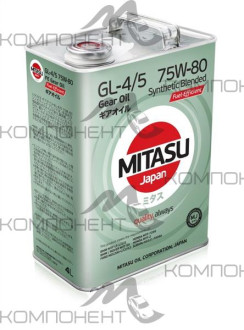 MITASU FE GEAR OIL 75W-80 API GL-4/5 п/с 4л