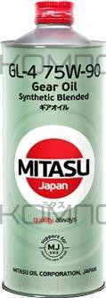 MITASU GEAR OIL 75W90 API GL-4 п/с 1л