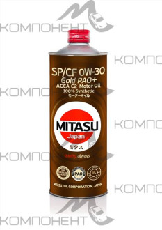 MITASU GOLD PAO PLUS 0W30 API SP/CF ACEA C2 синт 1л