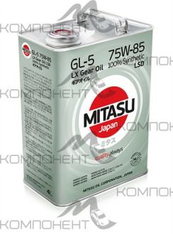 MITASU LX GEAR OIL 75W85 API GL-5 LSD синт 4л