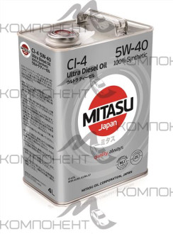 MITASU ULTRA DIESEL 5W40 API CI-4 синт 4л