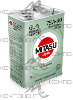 MITASU GEAR OIL 75W90 API GL-5 синт 4л
