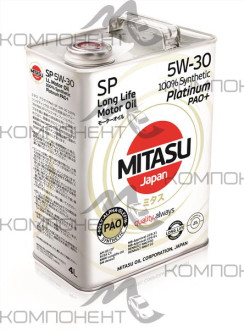 MITASU PLATINUM PAO 5W30 API SP/CF ACEA C3 синт 4л