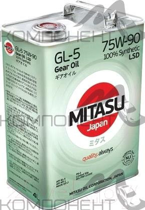 MITASU GEAR OIL 75W90 API GL-5 LSD синт 4л
